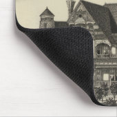 Wohnsitz von John D Knox, Topeka, Kansas Mousepad (Ecke)