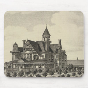 Wohnsitz von John D Knox, Topeka, Kansas Mousepad