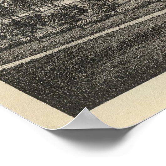 Wohnsitz von John D Knox, Topeka, Kansas Poster (Ecke)