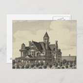 Wohnsitz von John D Knox, Topeka, Kansas Postkarte (Vorne/Hinten)