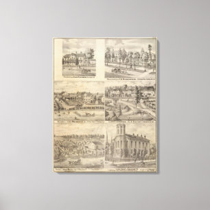Wohnsitz von John Kenower, Huntington Leinwanddruck