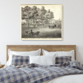 Wohnsitz von John S Rogers in Manasquan, NJ Leinwanddruck (Insitu (Schlafzimmer))