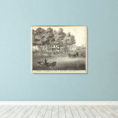 Wohnsitz von John S Rogers in Manasquan, NJ Leinwanddruck (Insitu (Holzboden))