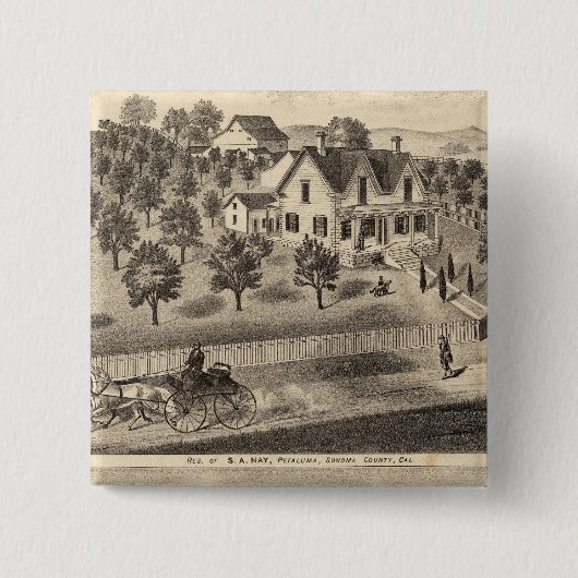 Wohnsitz von SA Nay und DM Winans Button (Vorderseite)