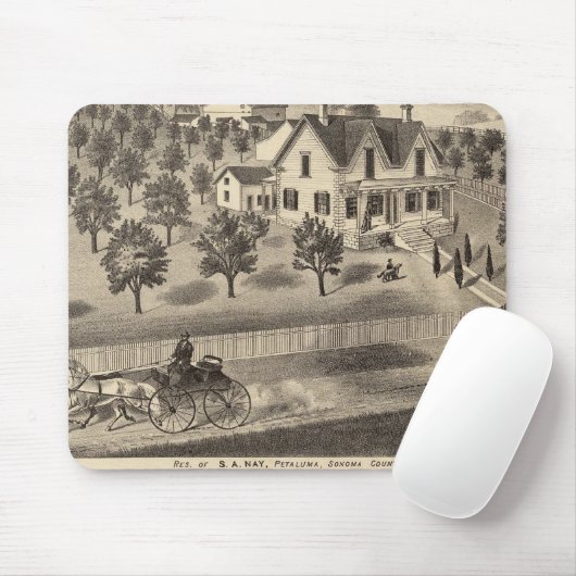 Wohnsitz von SA Nay und DM Winans Mousepad (Mit Mouse)