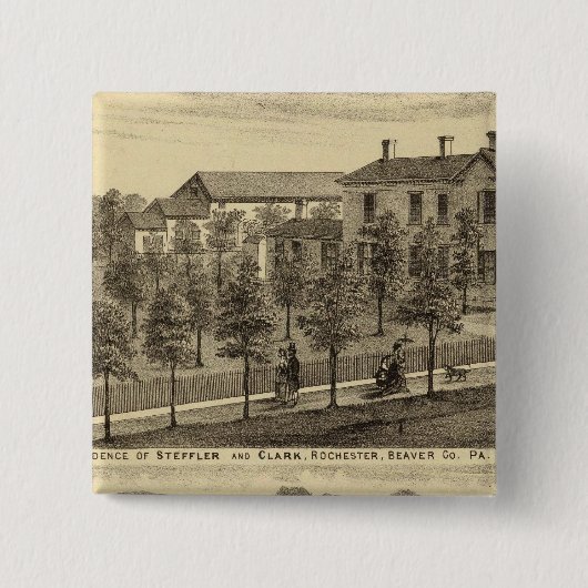 Wohnsitz von Steffler und Clark, Rochester Button (Vorderseite)