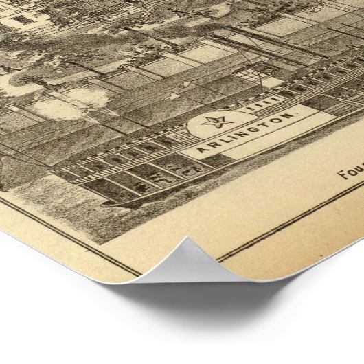 Wohnsitz von WH Mooney Poster (Ecke)