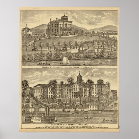 Wohnsitz von WH Mooney Poster (Vorne)