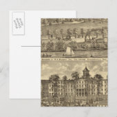 Wohnsitz von WH Mooney Postkarte (Vorne/Hinten)