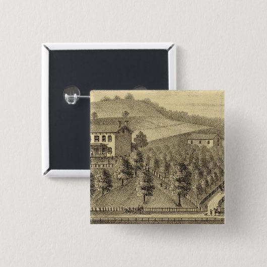 Wohnsitz von William Schrader Button (Vorne & Hinten)