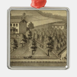 Wohnsitz von William Schrader Ornament Aus Metall