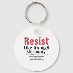 Wohnsitz wie 1938 Deutschland Schlüsselanhänger