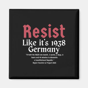 Wohnsitz wie es ist 1938 Deutschland 10 Magnet