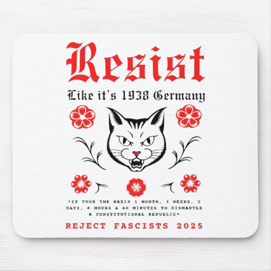 Wohnsitz wie es ist 1938 Deutschland 11 Mousepad (Vorne)