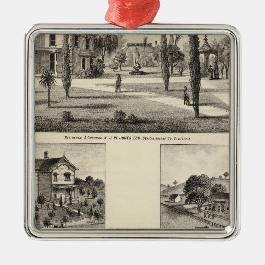 Wohnsitze, Kloster Ornament Aus Metall (Vorne)