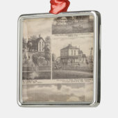 Wohnsitze, Minnesota 5 Ornament Aus Metall (Links)