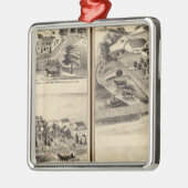 Wohnsitze von Gd-Litze, JM Bowles Silbernes Ornament (Links)