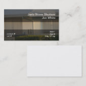 Wohnsturm-Fensterladen Visitenkarte (Vorne/Hinten)