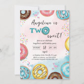 Wohnung 2. Geburtstagskarte. Einladung (Vorderseite)