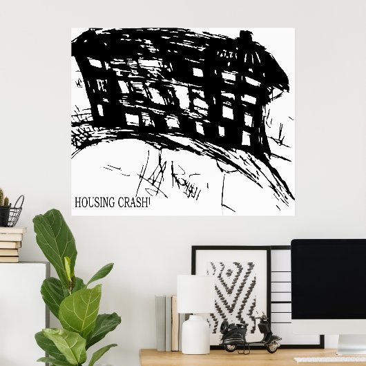 WOHNUNG CRASH POSTER (Heimbüro)