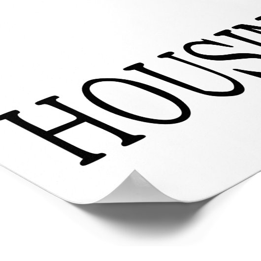 WOHNUNG CRASH POSTER (Ecke)