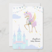 Wohnung Dankeschön Karte für Baby Dusche mit Unico (Rückseite)