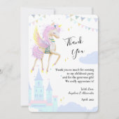 Wohnung Dankeschön Karte für Baby Dusche mit Unico (Vorderseite)