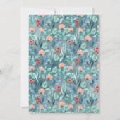 Wohnung Dankeschön Karte für eine Babydusche mit D (Rückseite)