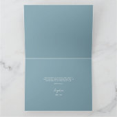 Wohnung Dankeschön Karte für eine Brautdusche. (Innenseite)