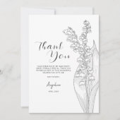 Wohnung Dankeschön Karte für eine Brautdusche. (Vorderseite)