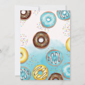 Wohnung Dankeschön Karte zum 1. Geburtstag. (Rückseite)