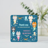 Wohnung Dankeschön Karte zum 3. Geburtstag. (Stehend Vorderseite)