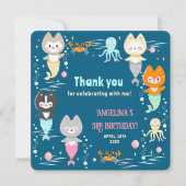 Wohnung Dankeschön Karte zum 3. Geburtstag. (Vorderseite)