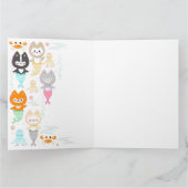 Wohnung Dankeschön Karte zum 3. Geburtstag. (Innenseite)