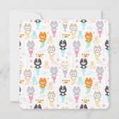 Wohnung Dankeschön Karte zum 3. Geburtstag. (Rückseite)