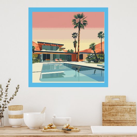 WOHNUNG DER WÜSTE # 7 POSTER (Küche)