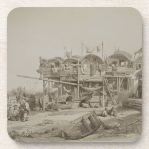 Wohnung für die Armen im inneren Hafen von Macao, Getränkeuntersetzer