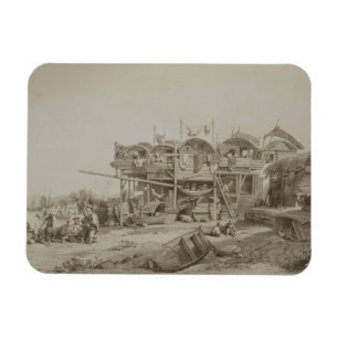 Wohnung für die Armen im inneren Hafen von Macao, Magnet