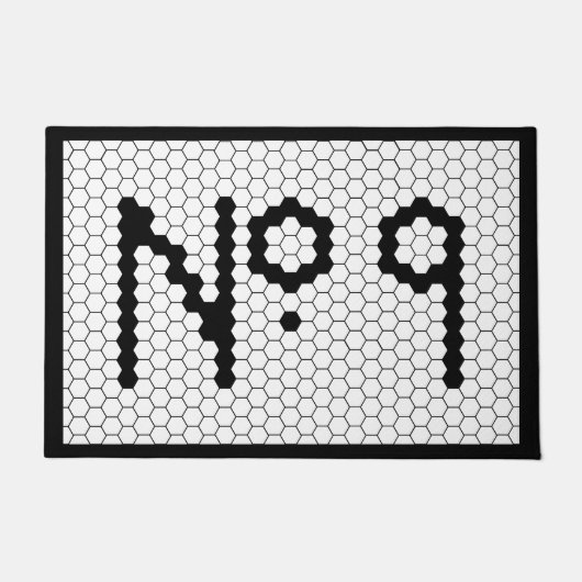 Wohnung Nummer Wohnung Vintages Design 9 Fußmatte (Vorderseite)