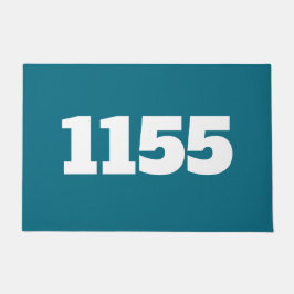 Wohnung oder Arbeitsplatz Blue im Haus Fußmatte