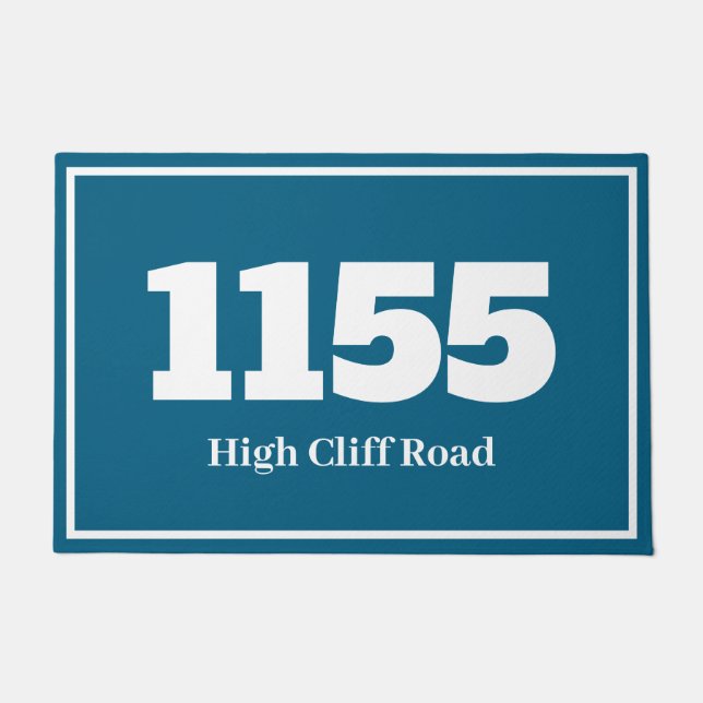 Wohnung oder Arbeitsplatz im Wohnhaus Fußmatte (Vorderseite)