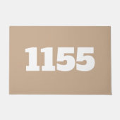 Wohnung oder Arbeitsplatz in der Nähe des Doormat  Fußmatte (Vorderseite)