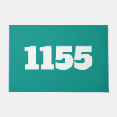 Wohnung oder Arbeitsplatz vor dem Haus grün Fußmatte (Vorderseite)