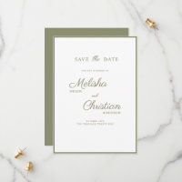 Wohnung Save the Date Karte für eine Hochzeit.