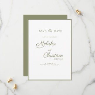 Wohnung Save the Date Karte für eine Hochzeit.