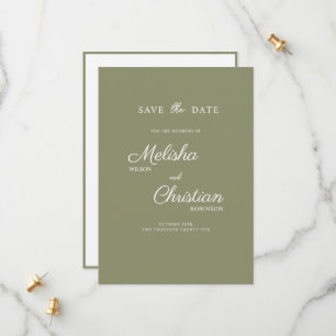 Wohnung Save the Date Karte für eine Hochzeit.