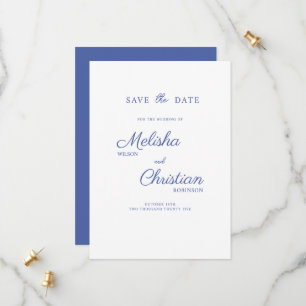 Wohnung Save the Date Karte für eine Hochzeit.