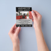 Wohnung zu mieten Real Anwesen Werbe QR Code Flyer (Gruppe)