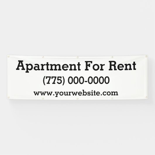 Wohnung zu vermieten 8 Fuß Banner (Horizontal)