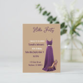 Wohnung zum 40. Geburtstag Einladung (Stehend Vorderseite)